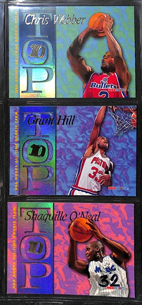 Lot of (500+) Mid to Late 1990s Basketball Cards w. Many Stars and Inserts Inc. Barkley, Malone, Hardaway, Robinson, Kemp, Pippen and More